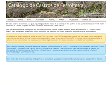 Tablet Screenshot of castros.artabro.es
